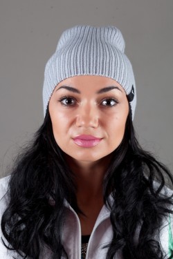 Женская спортивная шапка Nike Light - Grey