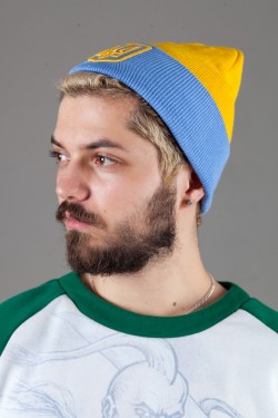 Мужская шапка Ukraine-LightBlue