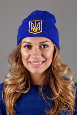 Женская шапка Ukraine-Blue