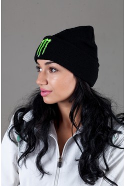 Женская шапка Monster_E-black