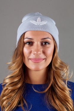 Женская спортивная шапка Adidas2015-LightGrey