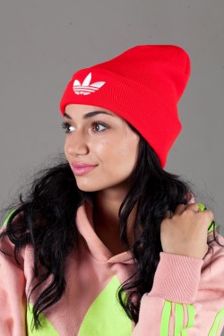 Женская спортивная шапка Adidas2015-Red