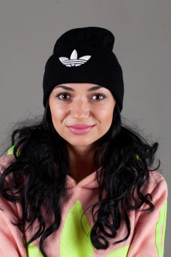 Женская спортивная шапка Adidas2015-Black