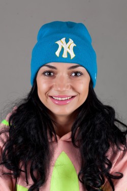 Женская шапка New-York NY2015-LightBlue