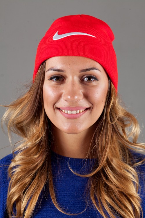 Женская спортивная шапка Nike-Red