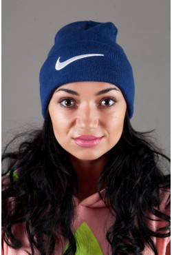 Женская спортивная шапка Nike-Indigo