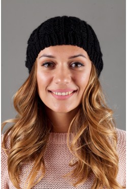 Женская вязанная шапка W-Luxury 9197S-5
