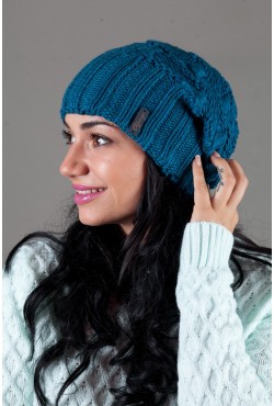 Женская вязанная шапка OdysseyIsabella-Blue