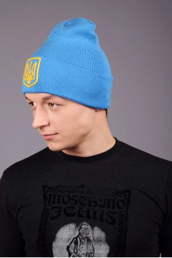 Мужская трикотажная шапка Ukraine 3