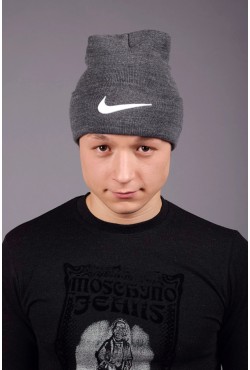 Мужская спортивная шапка Nike Grey
