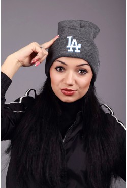 Женская шапка Los Angeles Dark Grey