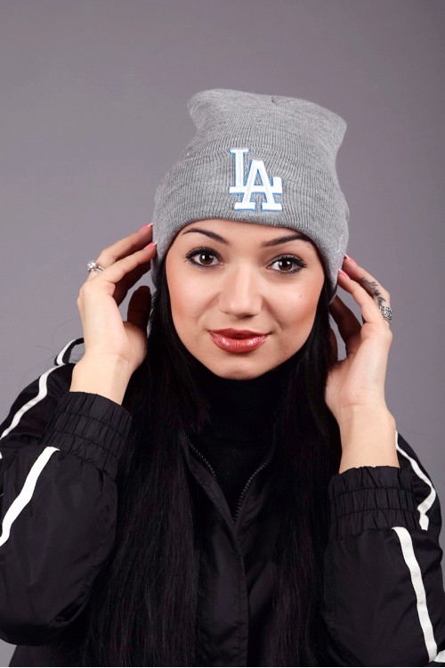 Женская шапка Los Angeles Grey
