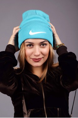 Женская спортивная шапка Nike Aqua