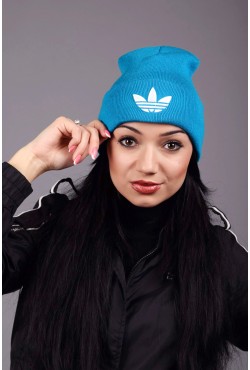 Женская спортивная шапка Adidas Blue