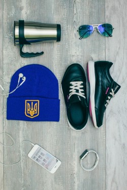Мужская шапка Ukraine-Blue