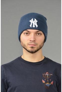 Мужская шапка NY blue-M