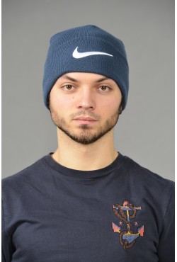 Мужская спортивная шапка Nike-d-blue-M