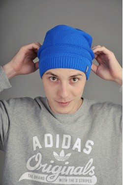 Мужская трикотажная шапка Ozzi Cap синяя