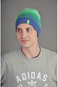 Мужская трикотажная шапка  74-Green