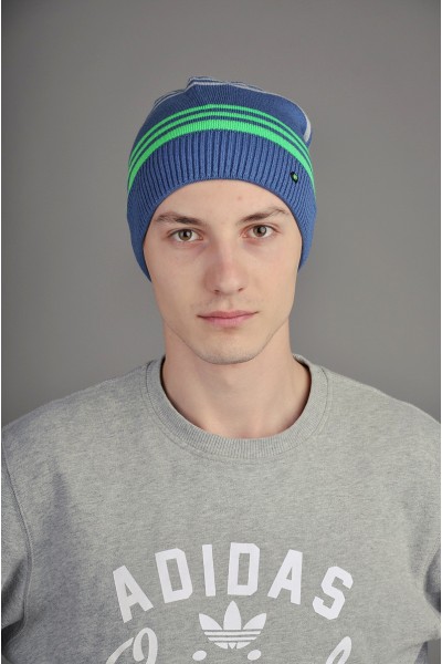 Мужская трикотажная шапка  34-Green