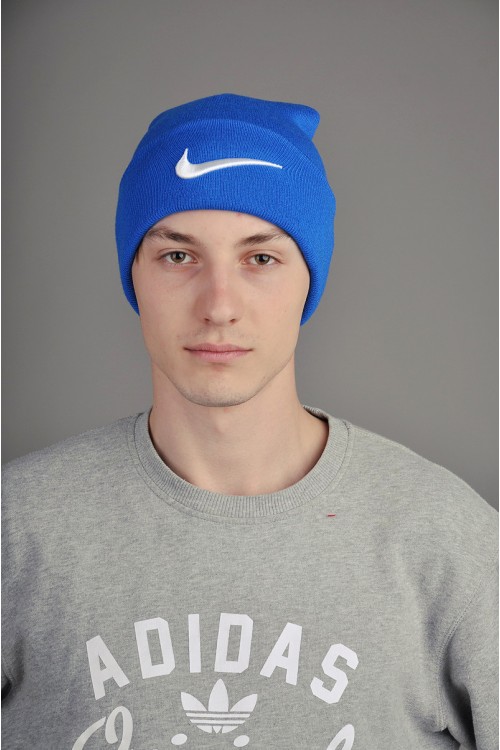 Мужская спортивная шапка Nike синяя