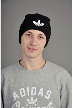 Мужская спортивная шапка Adidas черная