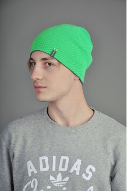 Мужская трикотажная шапка  72-Green 